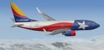 FSX/P3D Boeing 737-700 Southwest Airlines Lone Star One package